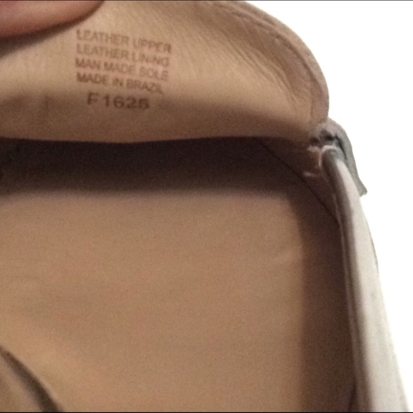 J Crew Collins Mixed Metallic Leather Loafer with silver and blush - Picture 7 of 8